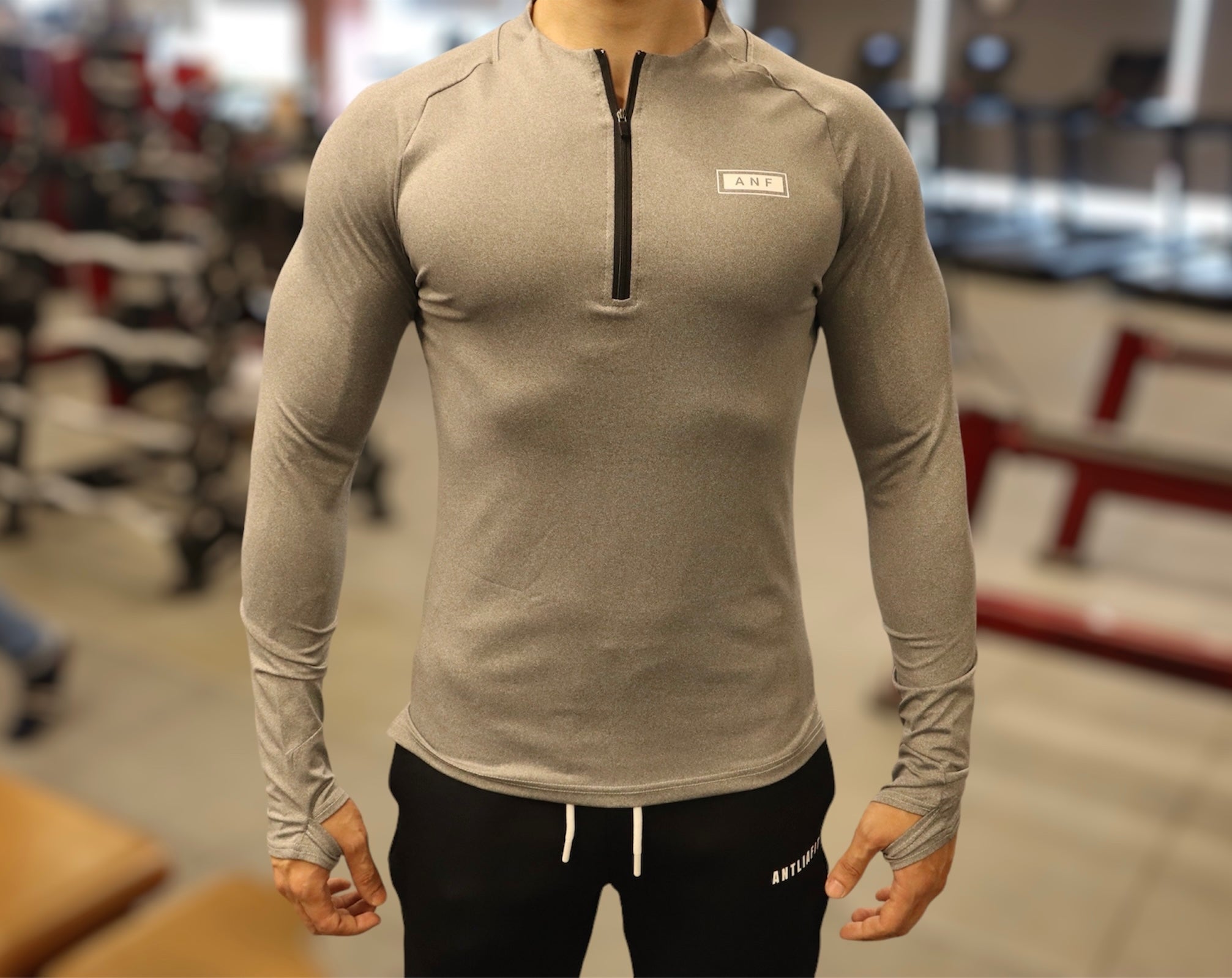 AeroFlex 1/4 Zip Long Sleeve Compression Quick Dry T-Shirt