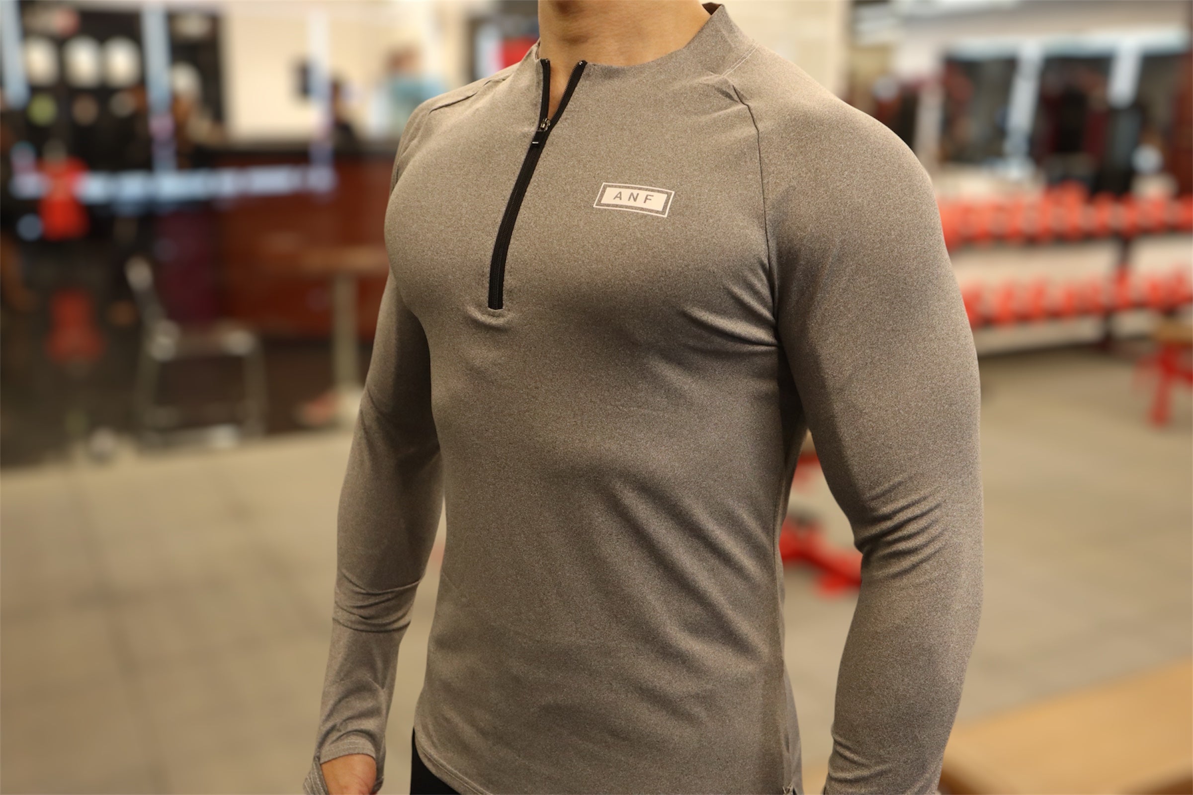 AeroFlex 1/4 Zip Long Sleeve Compression Quick Dry T-Shirt