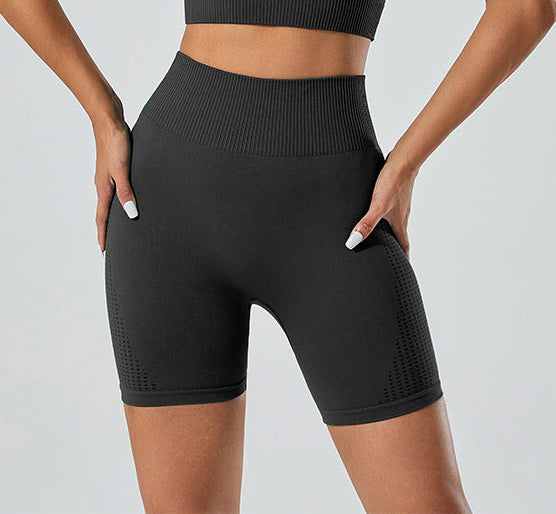 Serene Seamless High Waist Shorts for Women- Activewear for Outdoor Fitness and Gym